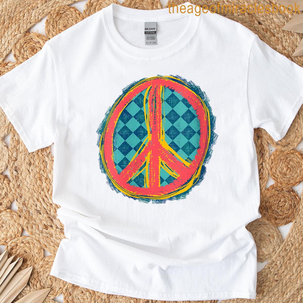 Womens Peace Sign T-shirt