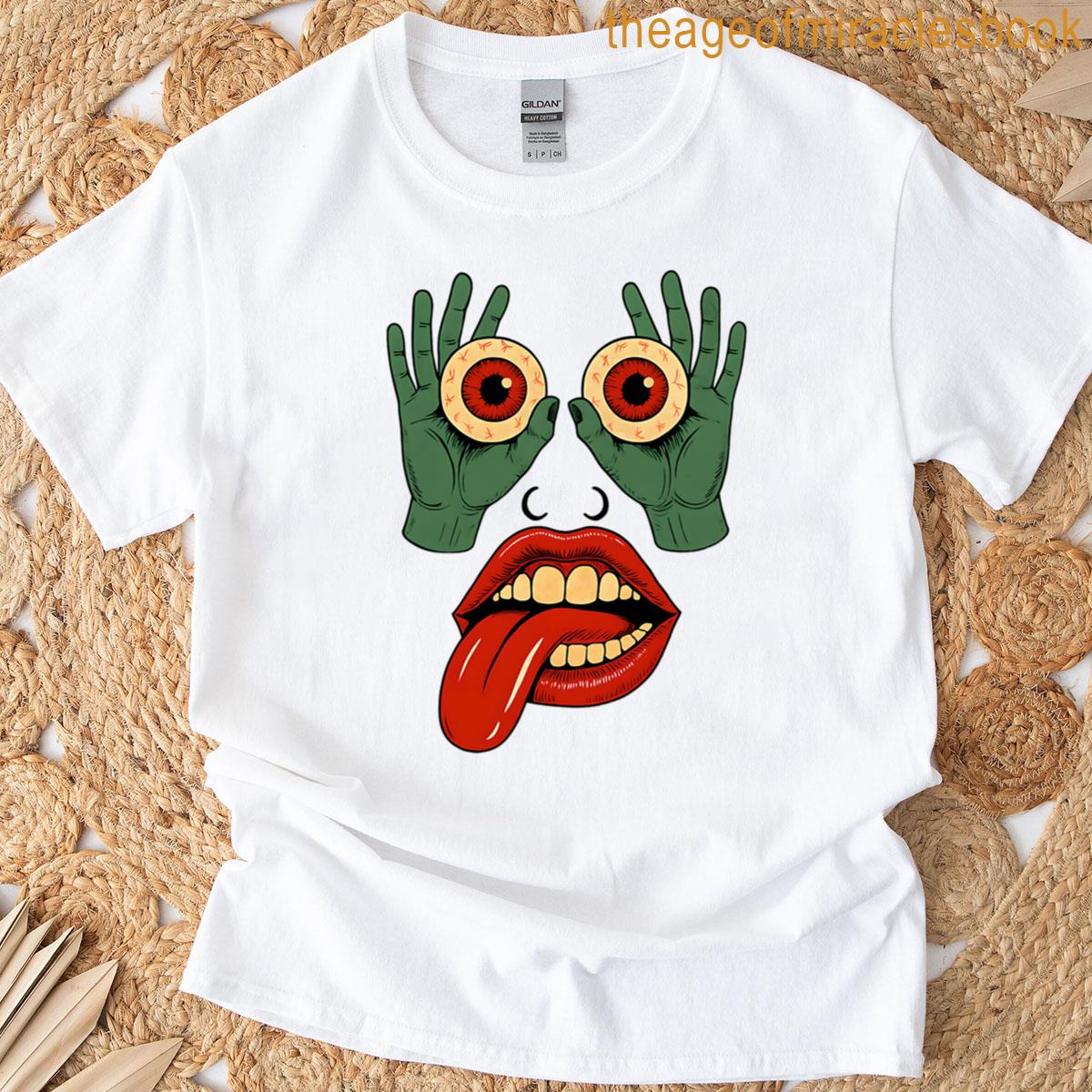 Zombie Hands Holding Eyeballs T-shirt