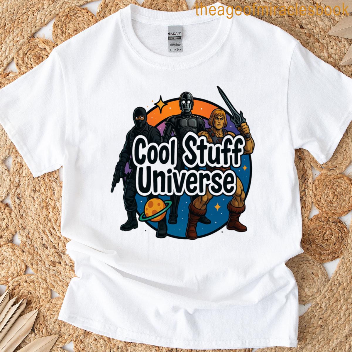 Cool Stuff Universe Space Colors Logo T-shirt