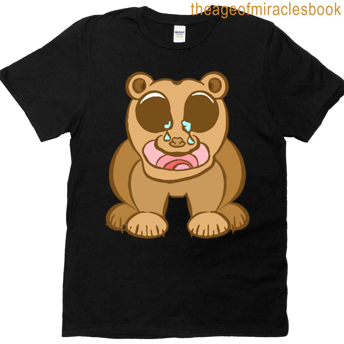 Cute Cartoon Bear – Sad Crying T-shirt
