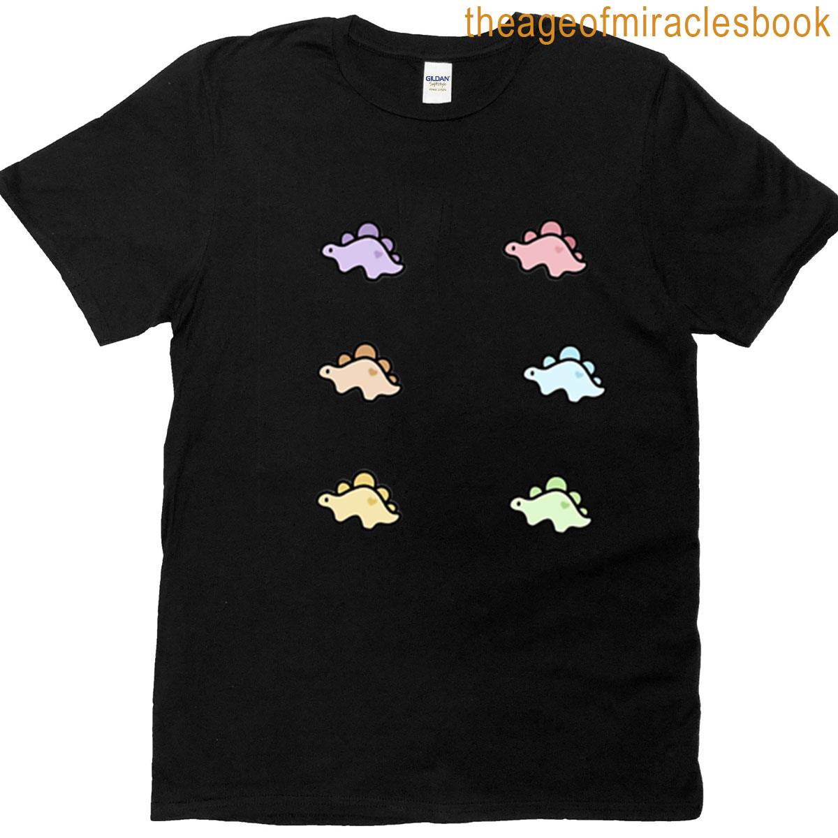 Dinosaur Sticker Package Oversized T-shirt