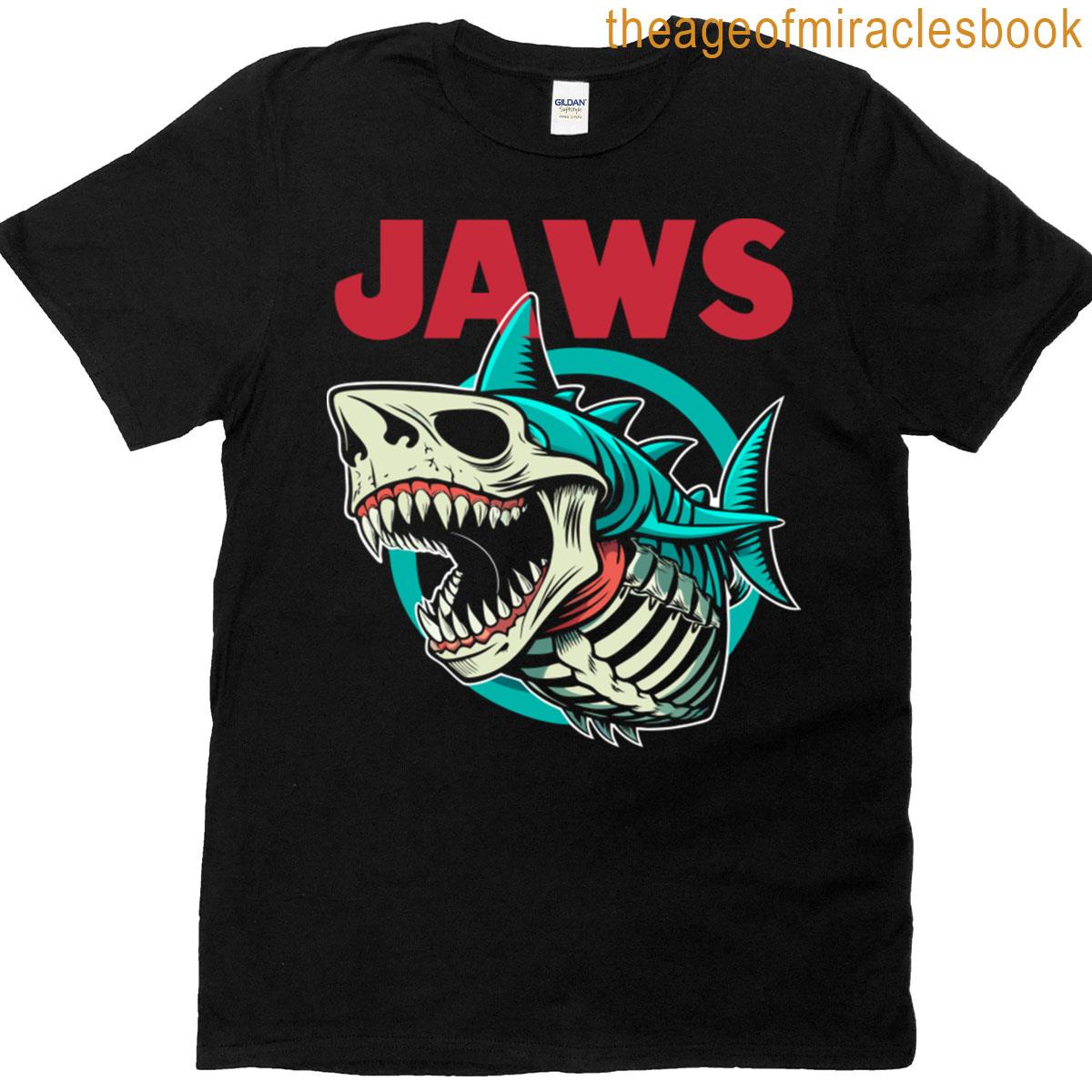 Jaws Shark Cartoon T-shirt
