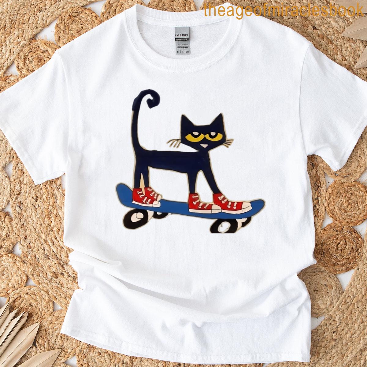 Pete The Cat Skateboarding T-shirt