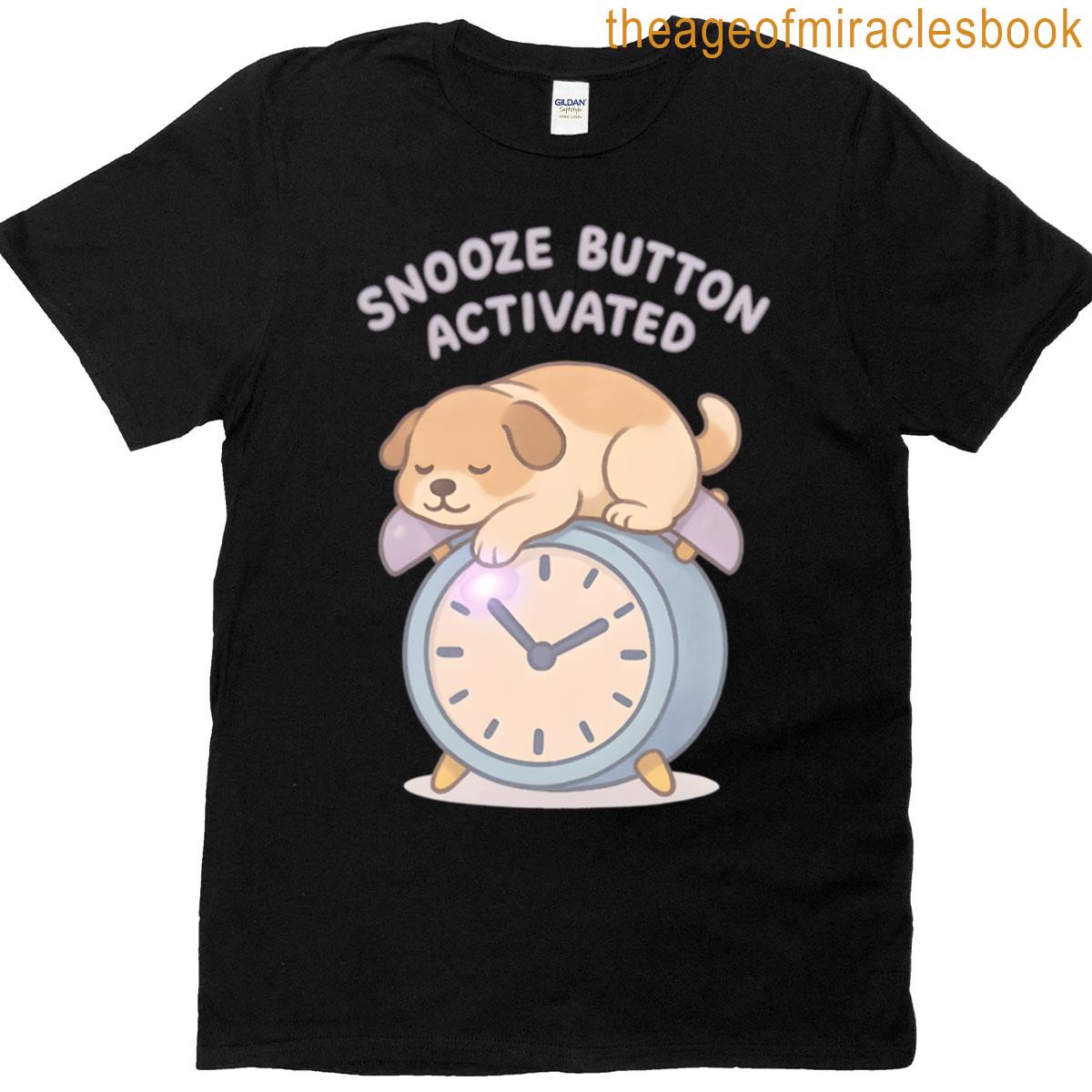 Snooze Button Activated Oversized T-shirt