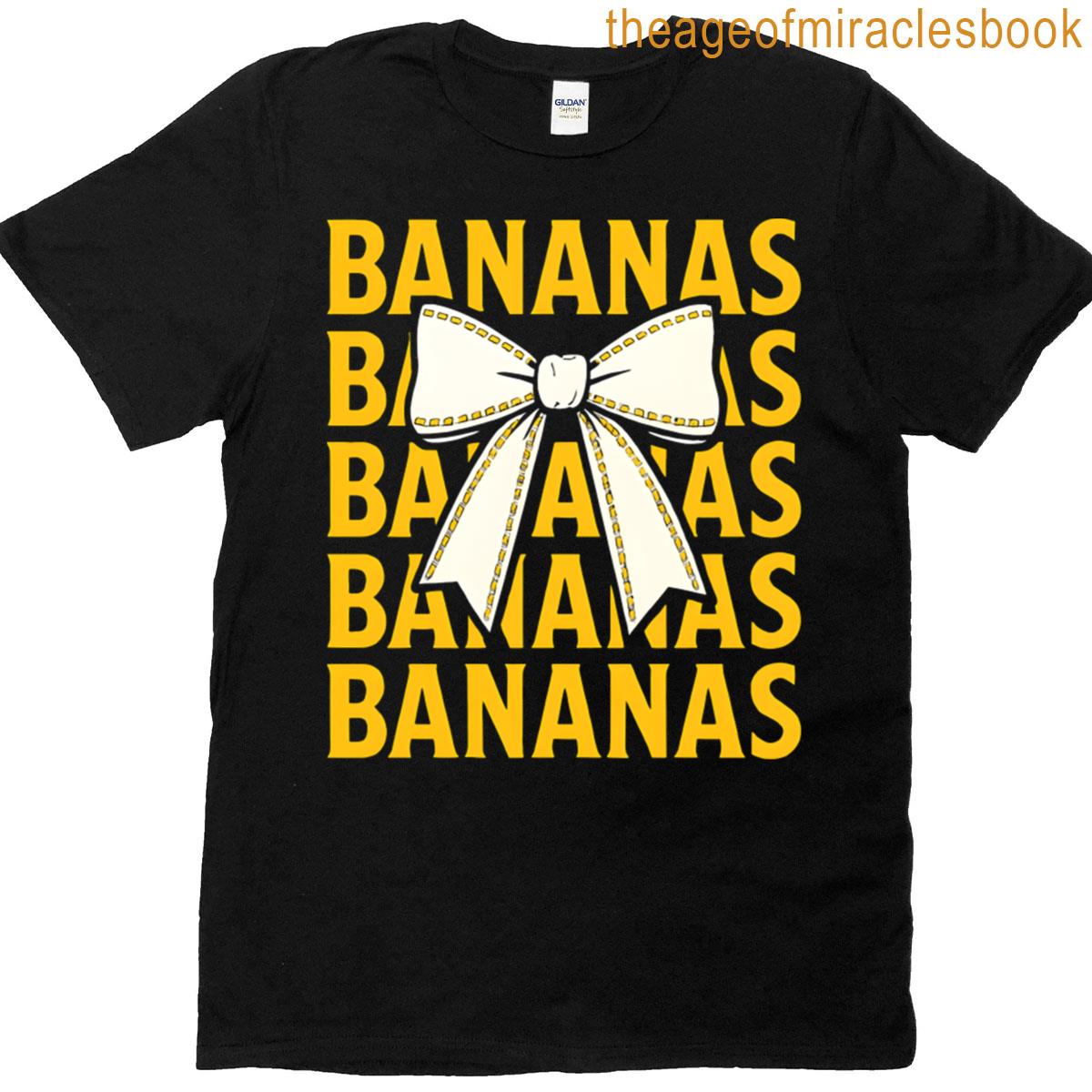 Bananas Last Coquette Bow T-shirt