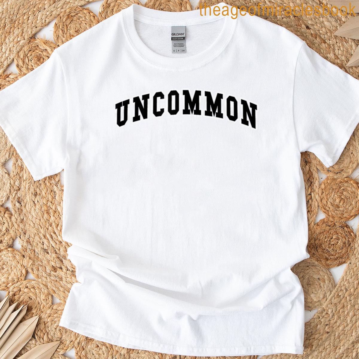 Black Uncommon Black On Black T-shirt