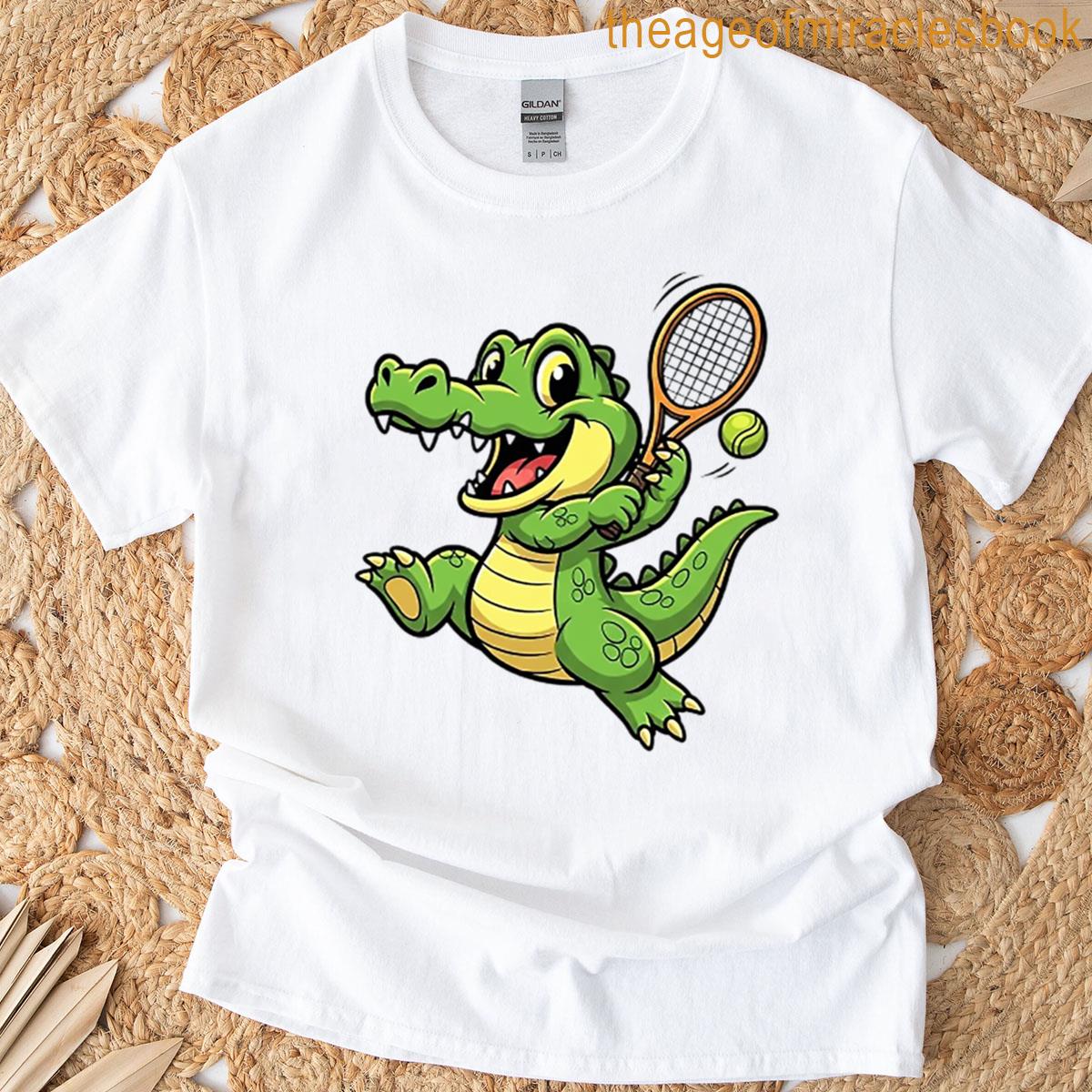 Crocodile Tennis Player T-shirt