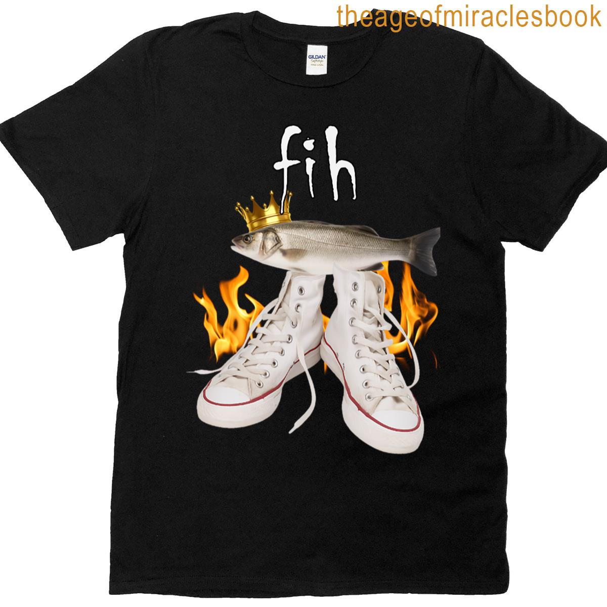 Fih Funny Fish Meme T-shirt