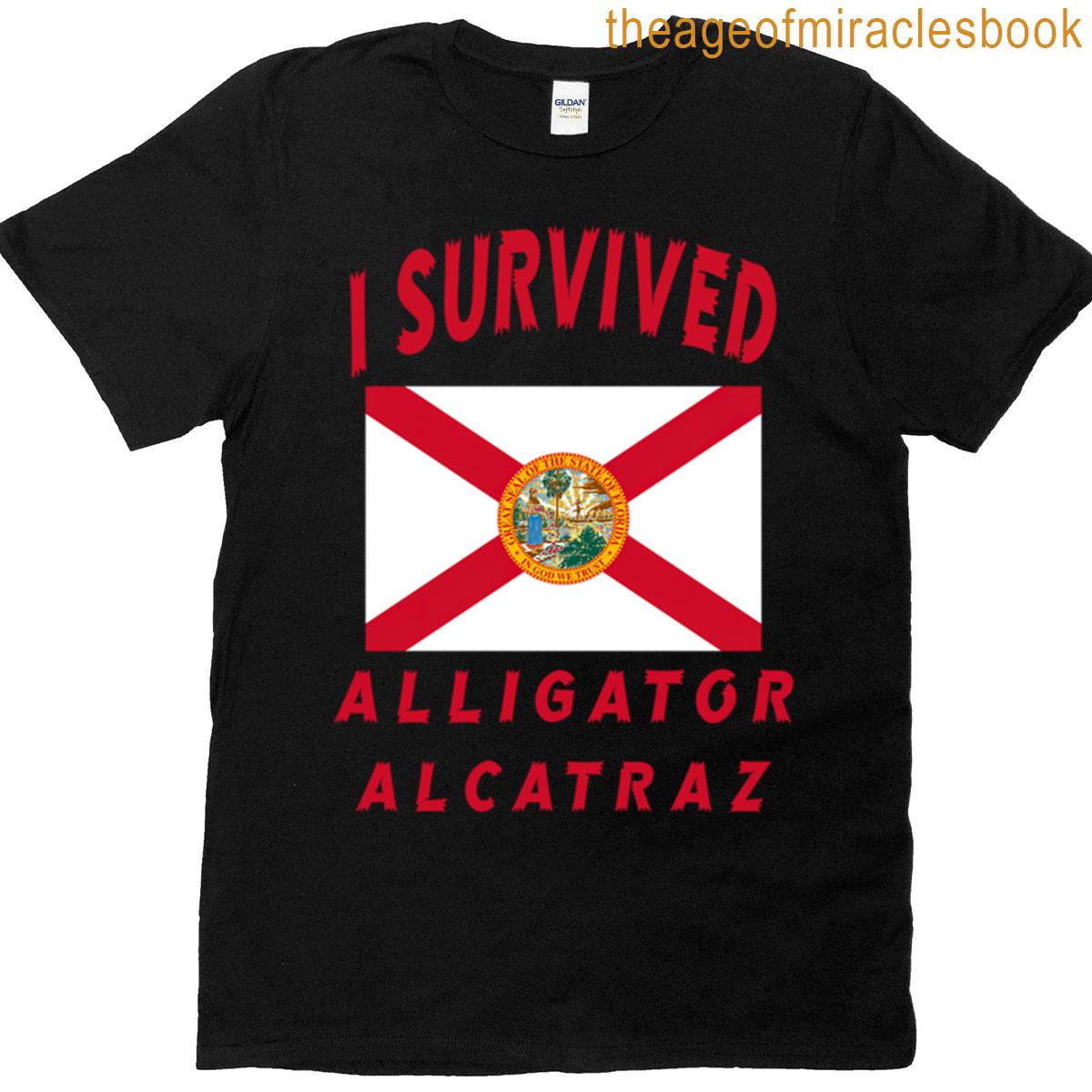I Survived Alligator Alcatraz 8 T-shirt