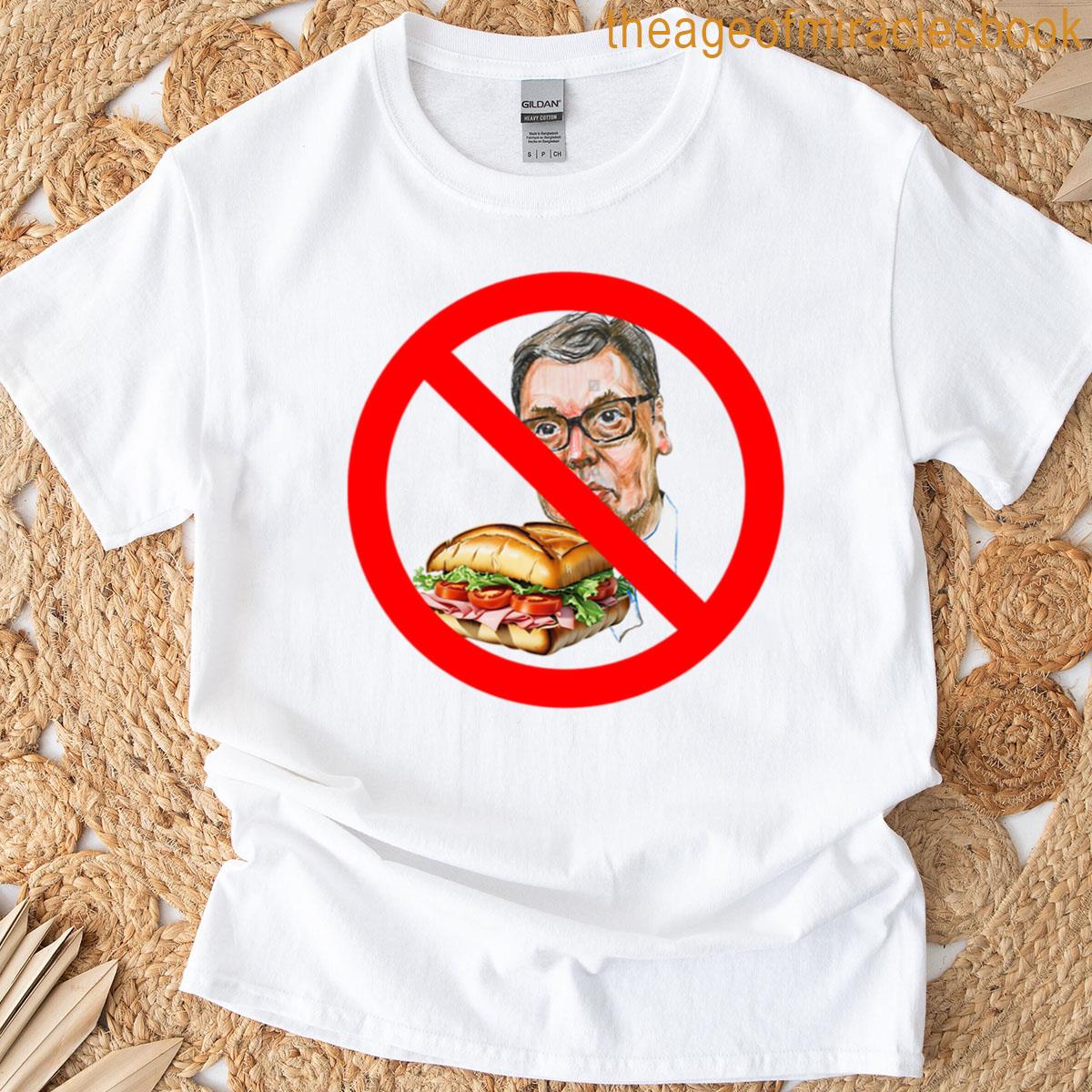 No Sandwiches Please Oversized T-shirt