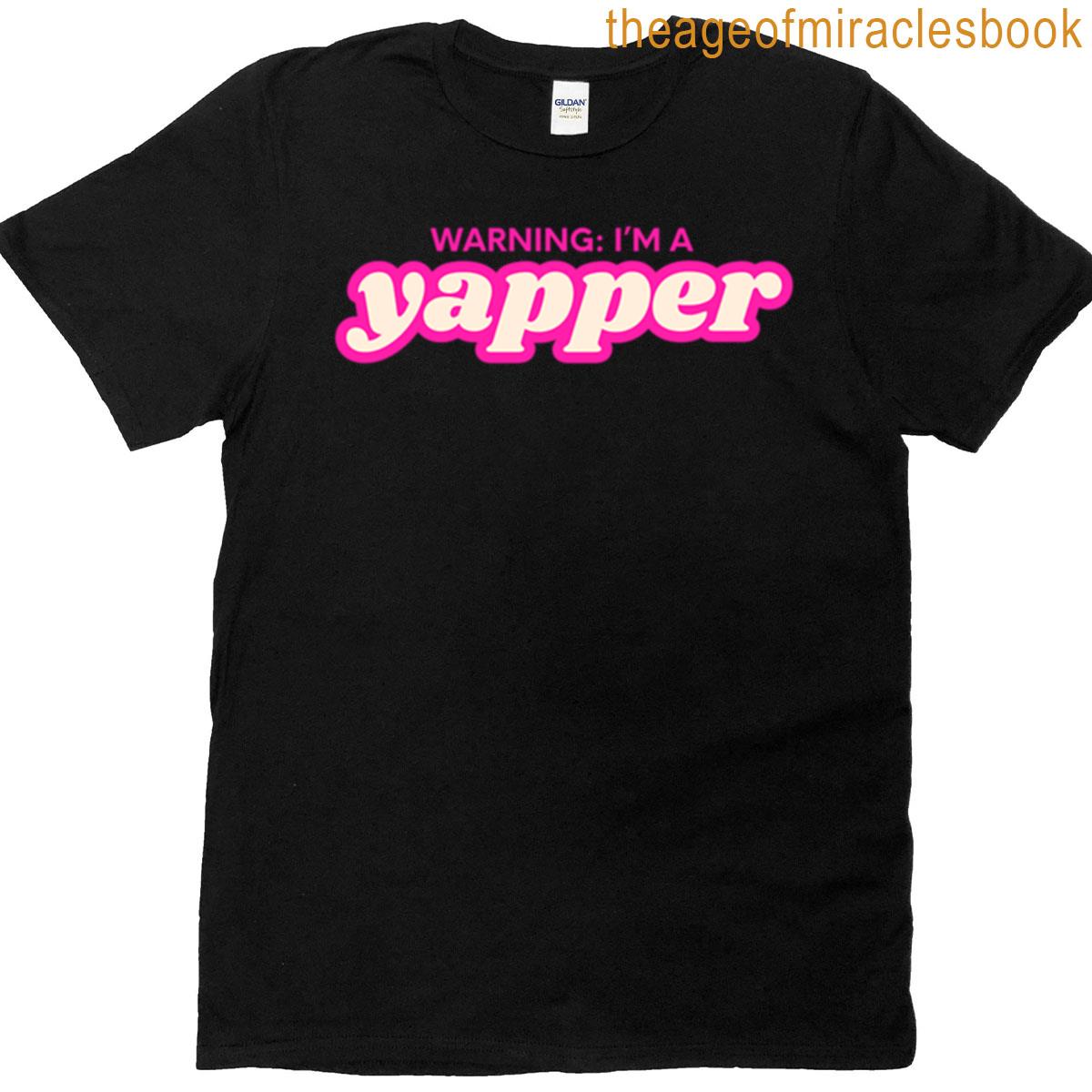 Yapper Warning Oversized T-shirt