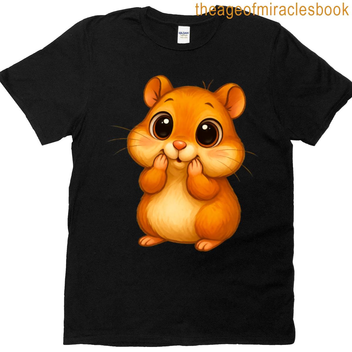 Cute Hamster With Big Eyes T-shirt