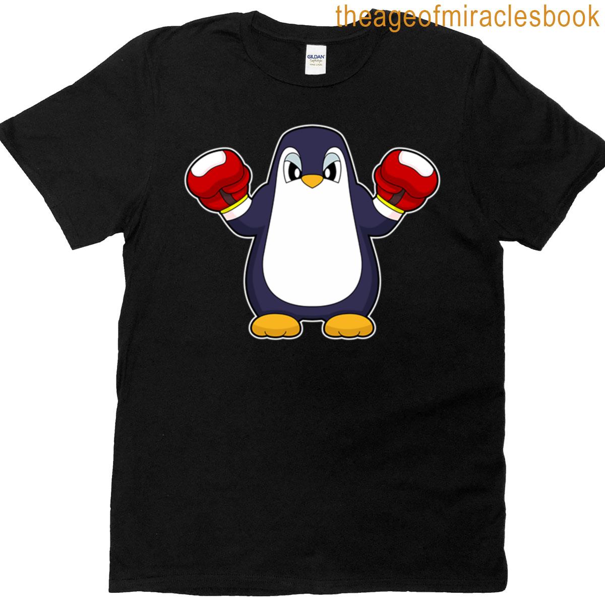 Penguin Boxer Boxing Gloves Boxing T-shirt