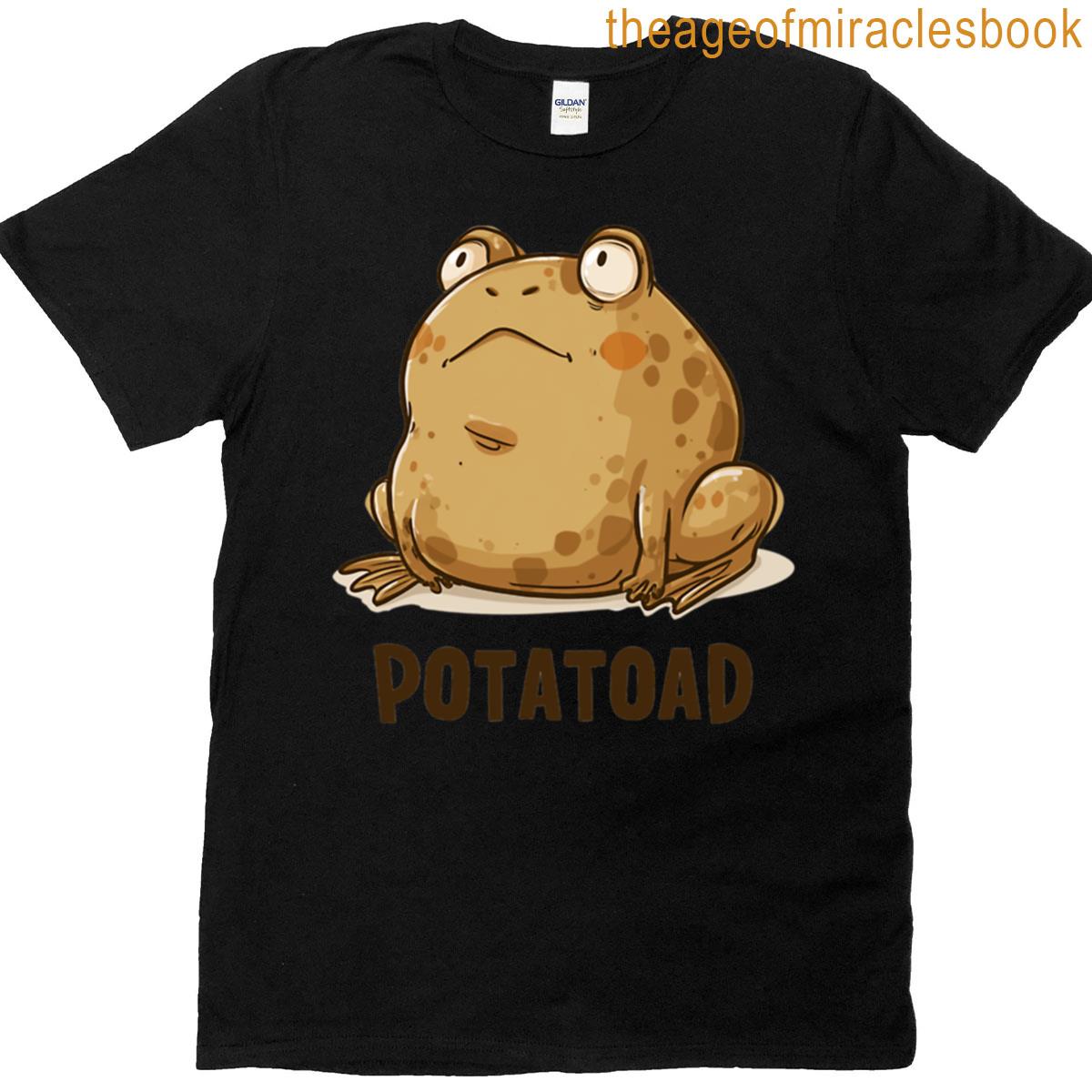Potatoad – Funny Potato Toad Pun T-shirt
