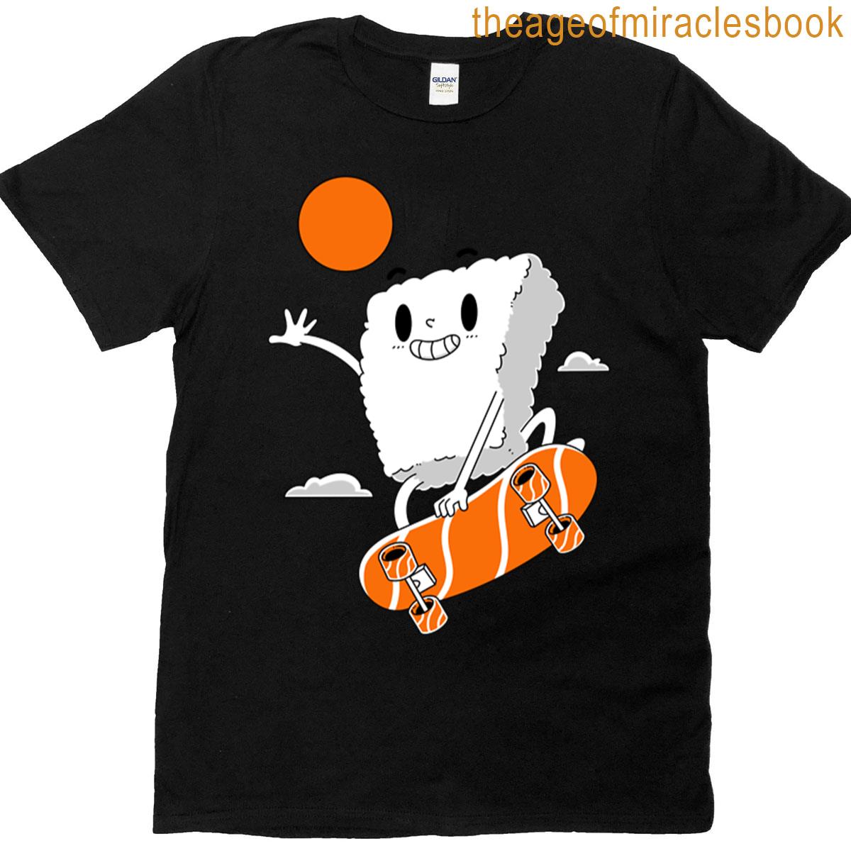 Skateboard Sushi T-shirt