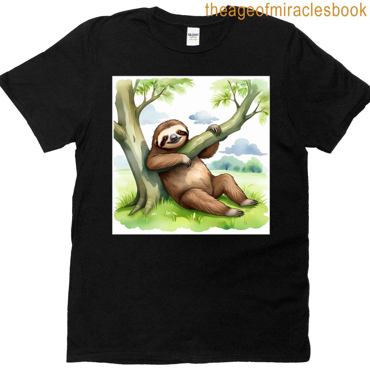 Sloth Under Tree T-shirt