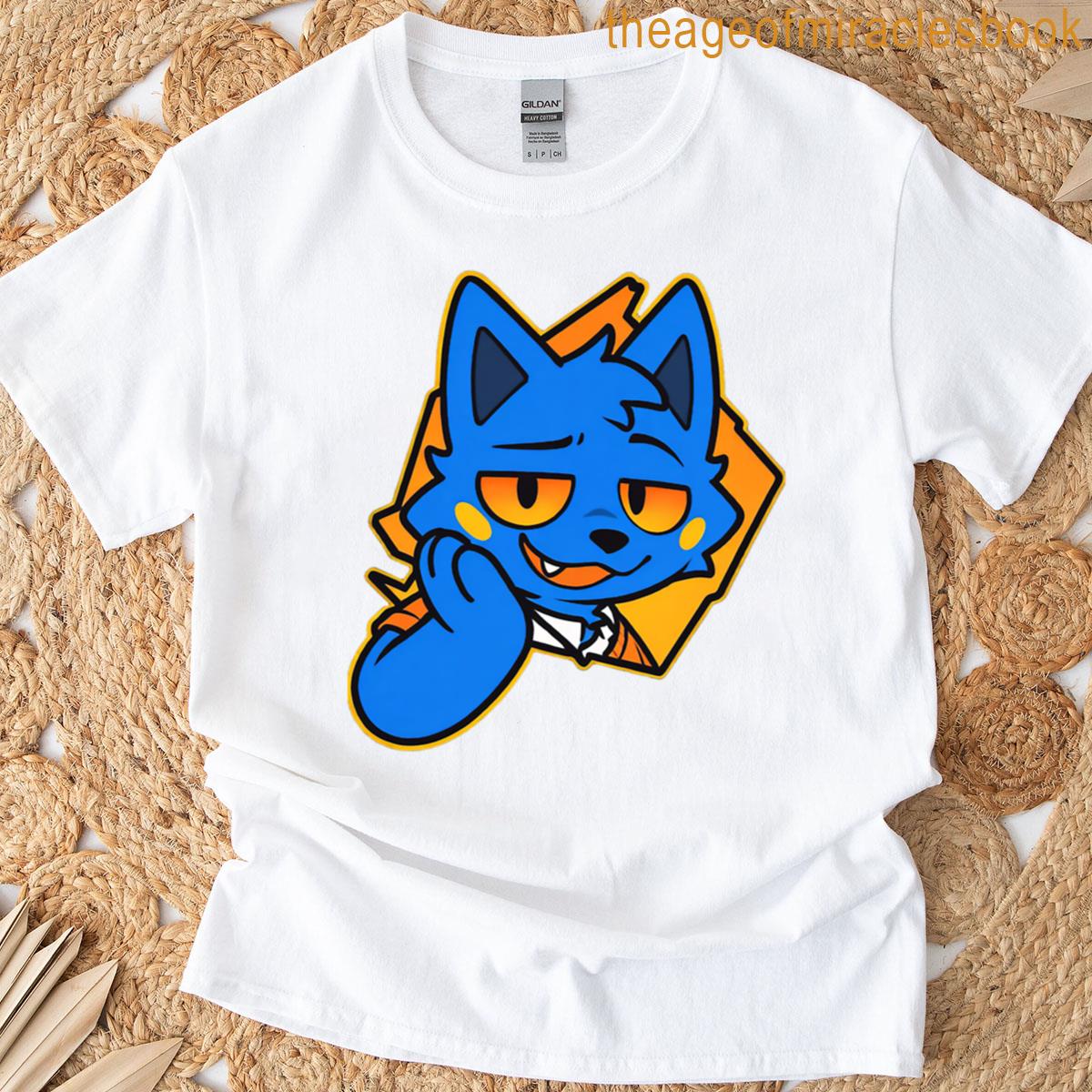 Sly Blue Cat Premium T-shirt