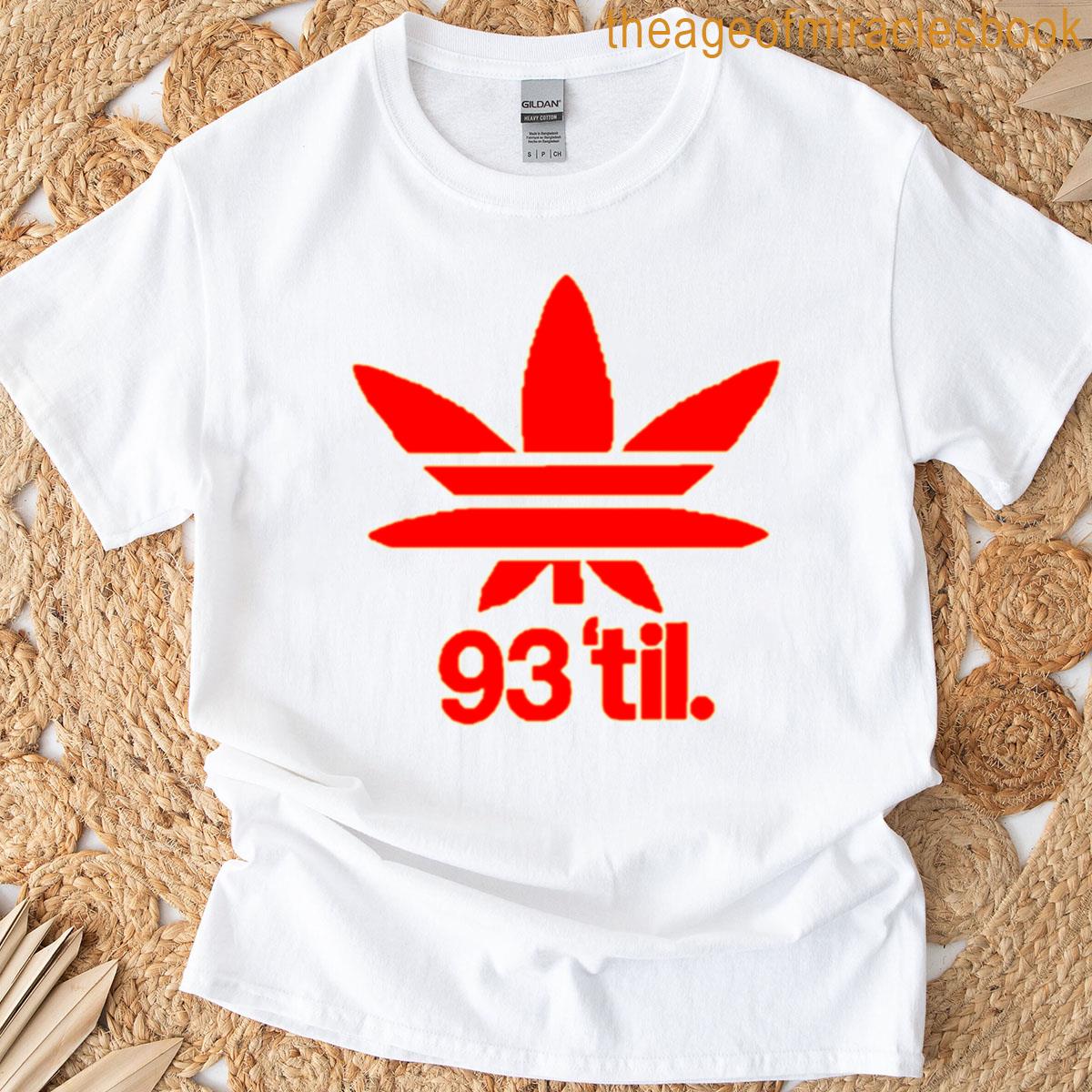 93 Til Leaf Red T-shirt