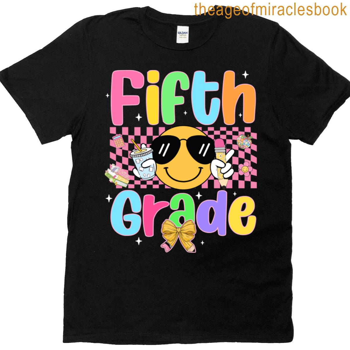 Cool Fifth Grade Vibes Back To School T-shirt