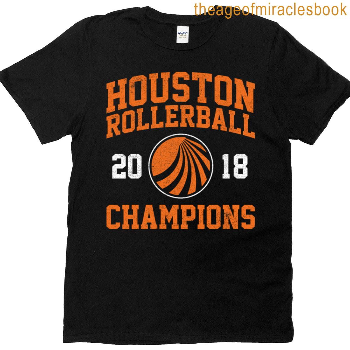 Houston Rollerball Champions T-shirt