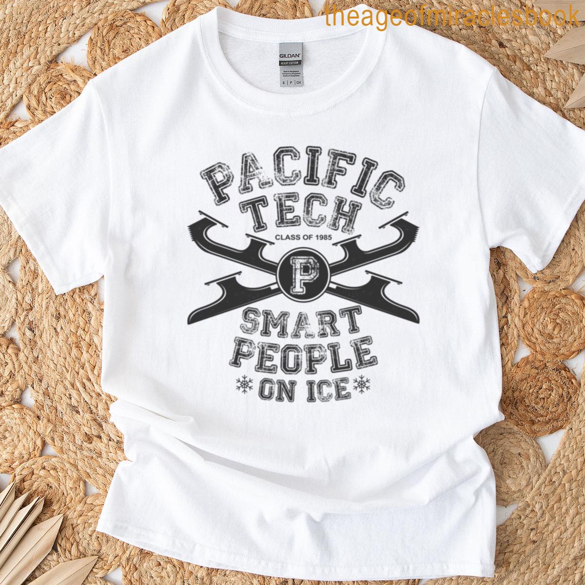 Pacific Tech Smart People On Ice – Dark Print T-shirt