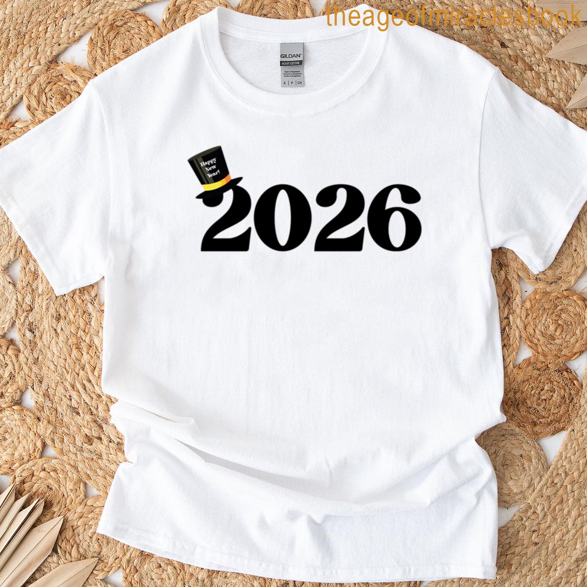2026 Happy New Year Boxy T-shirt