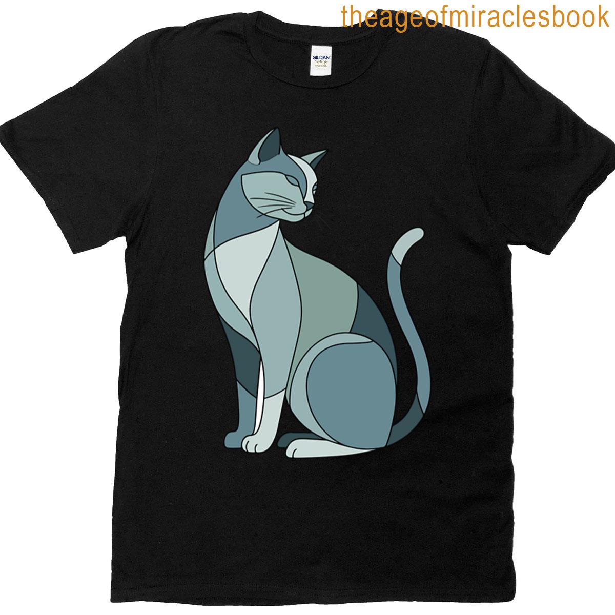 Abstract Cat – Silhouette T-shirt