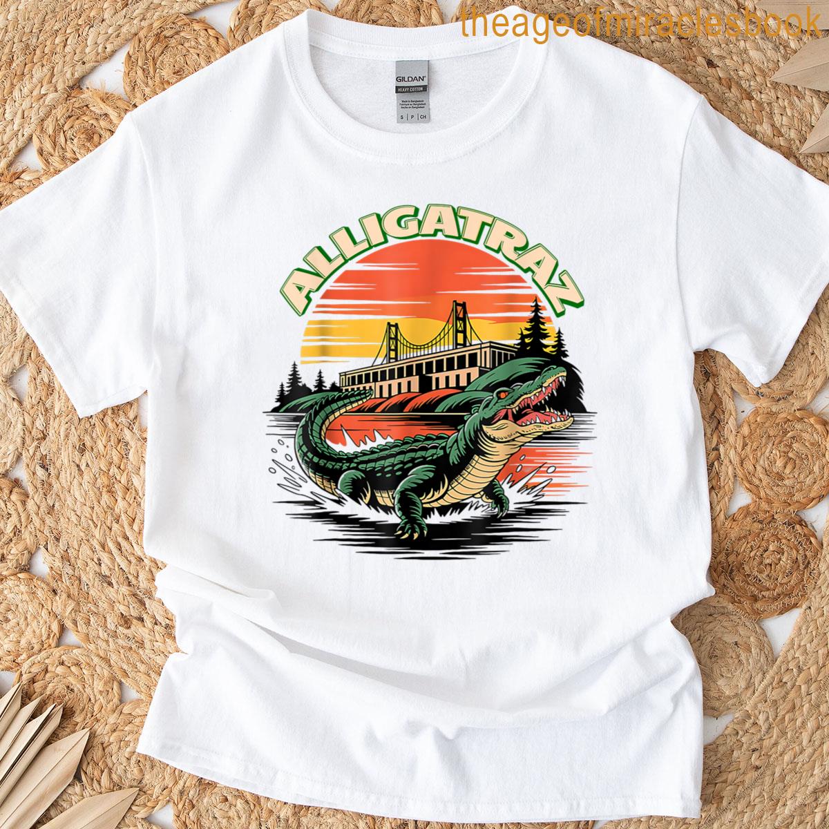 Alligatraz Sarcasm Funny Meme T-shirt