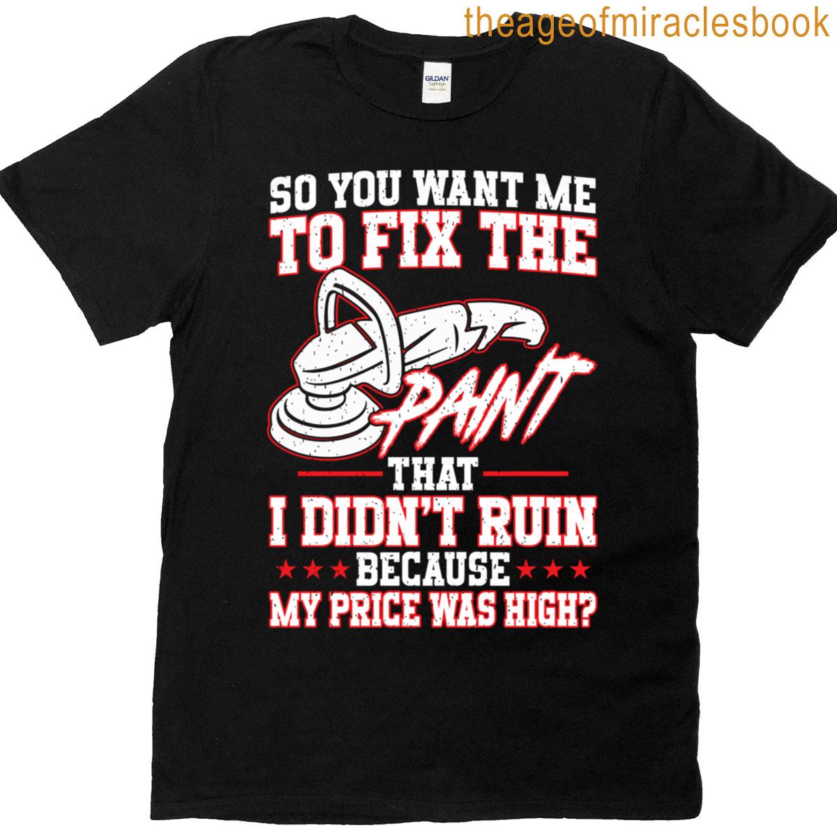 Auto Detailer Funny Auto Detailing T-shirt
