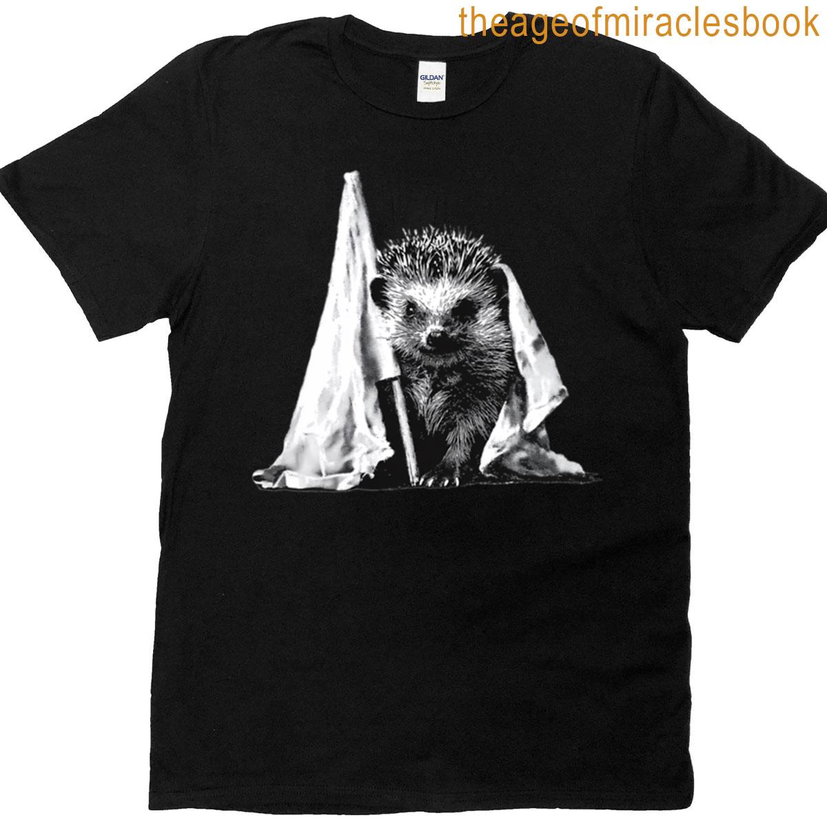 Banksy Hedgehog Surrender – Waving White Flag T-shirt