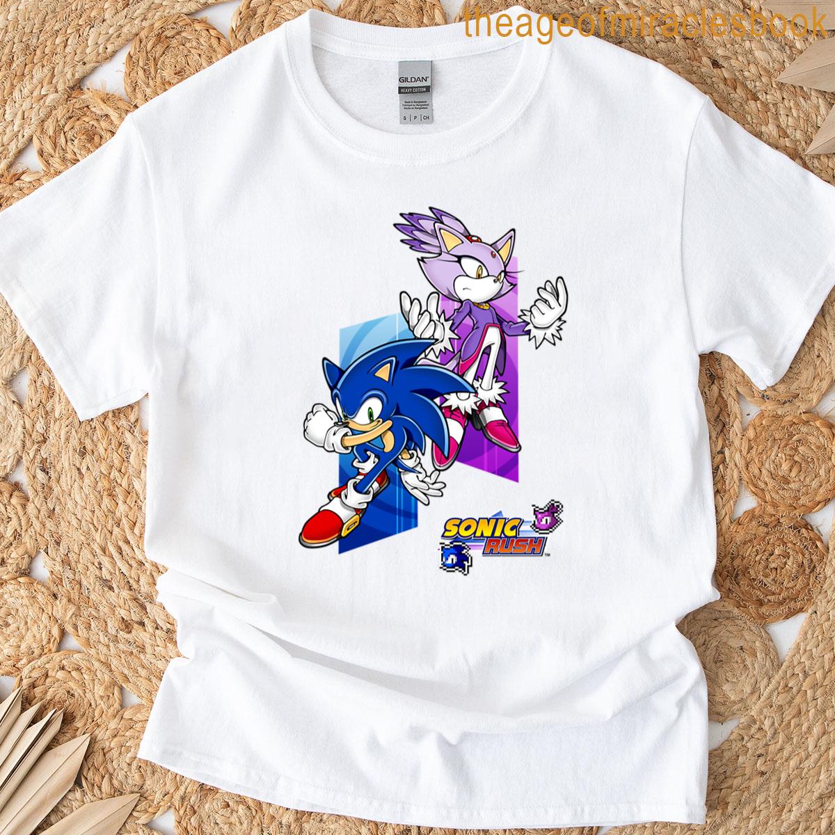 Blaze And Sonic From Sonic Rush T-shirt