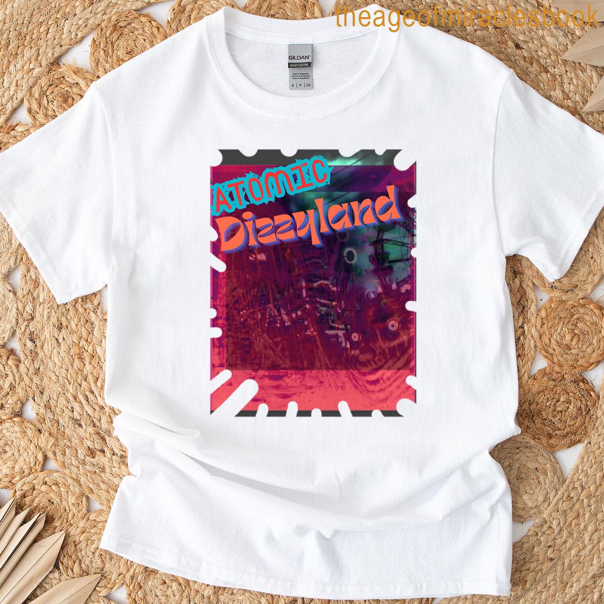 Clown Carnival Atomic Dizzyland Design T-shirt