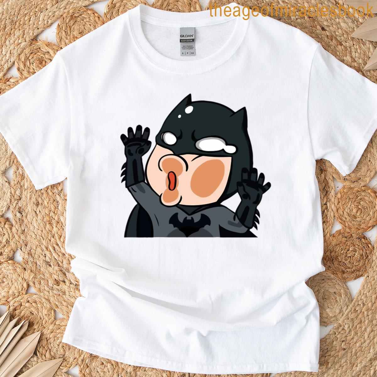 Funny Cartoon Bats White Oversized T-shirt