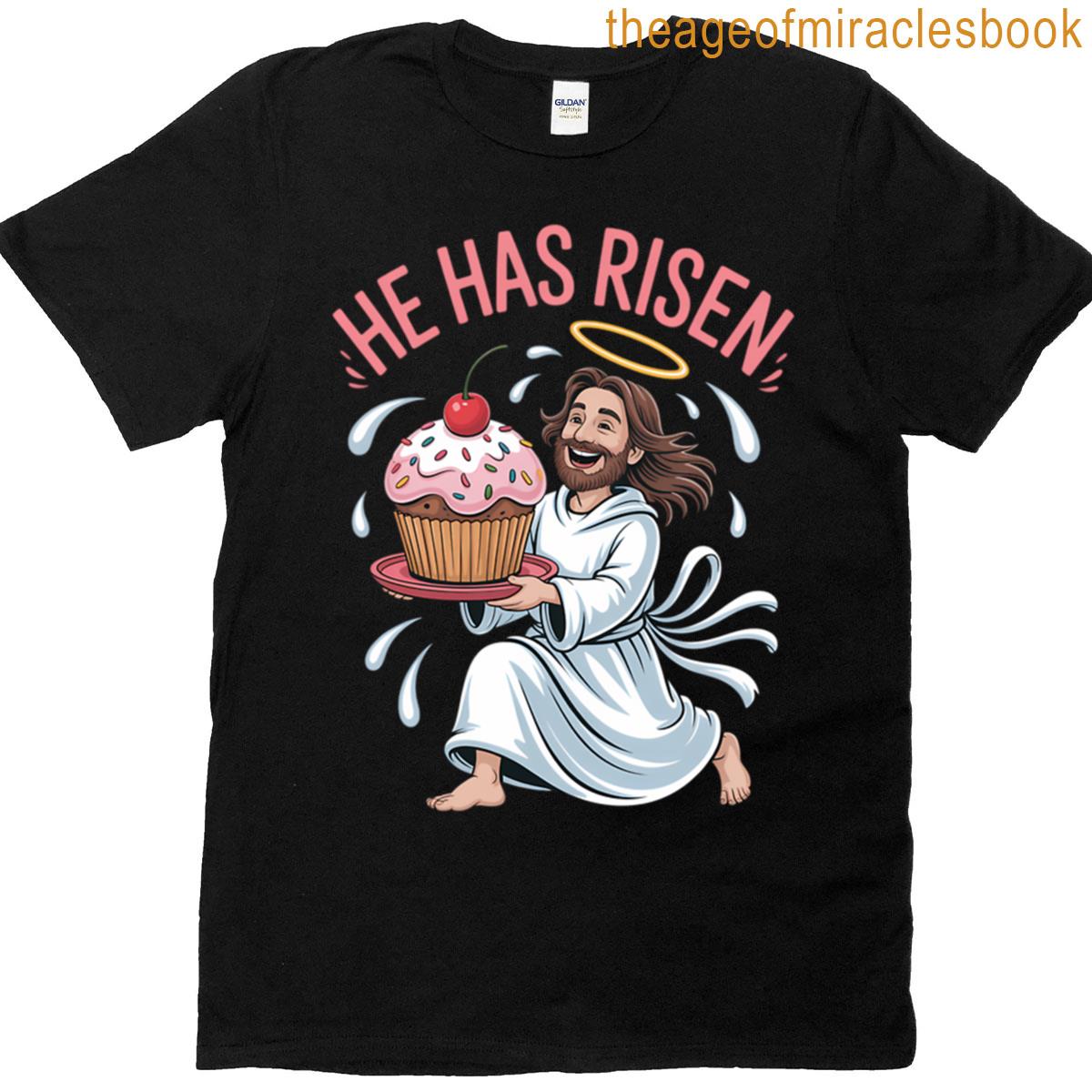 Funny Easter Jesus Baking Cake Souffle Cook Chef T-shirt