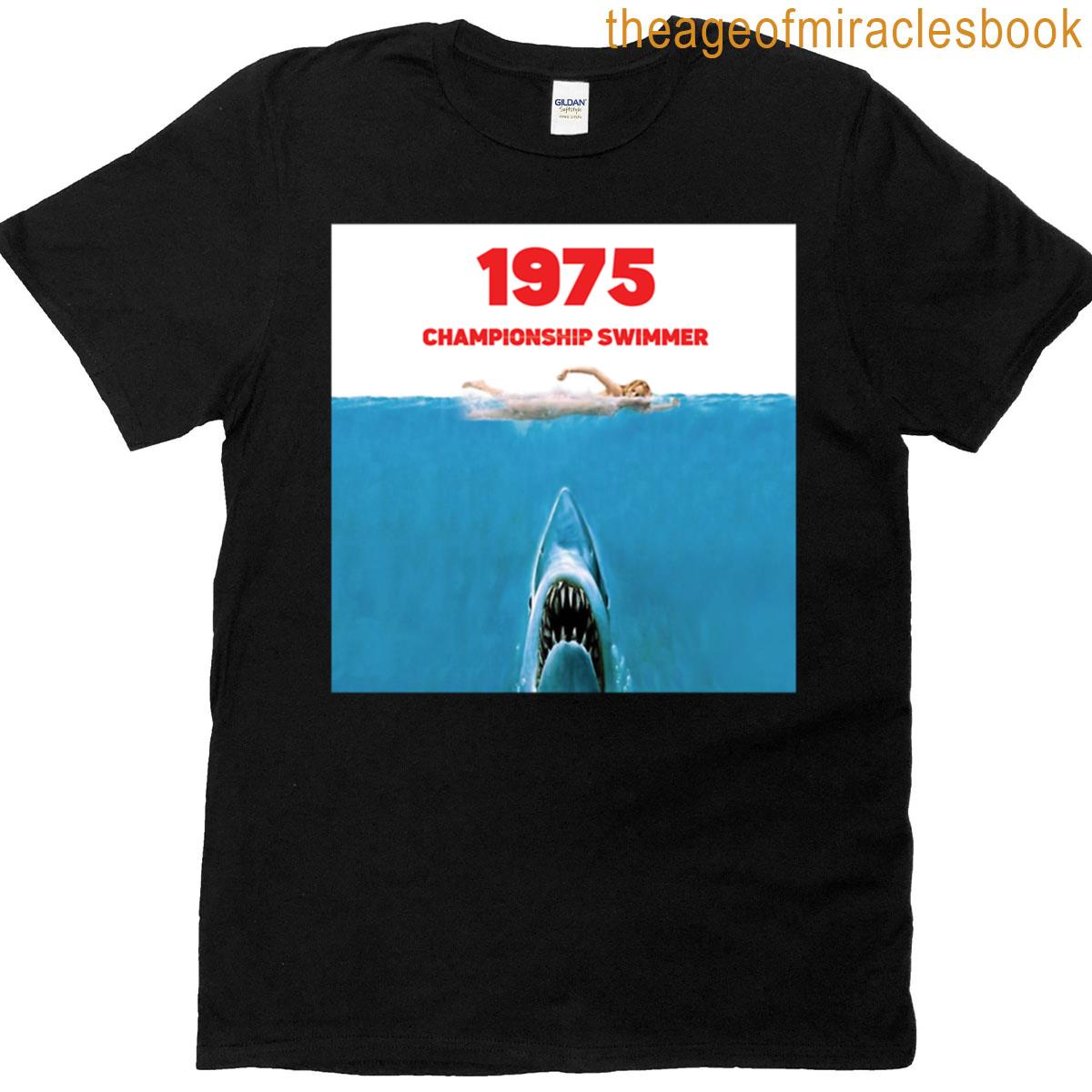 Funny Jaws Poster Premium T-shirt