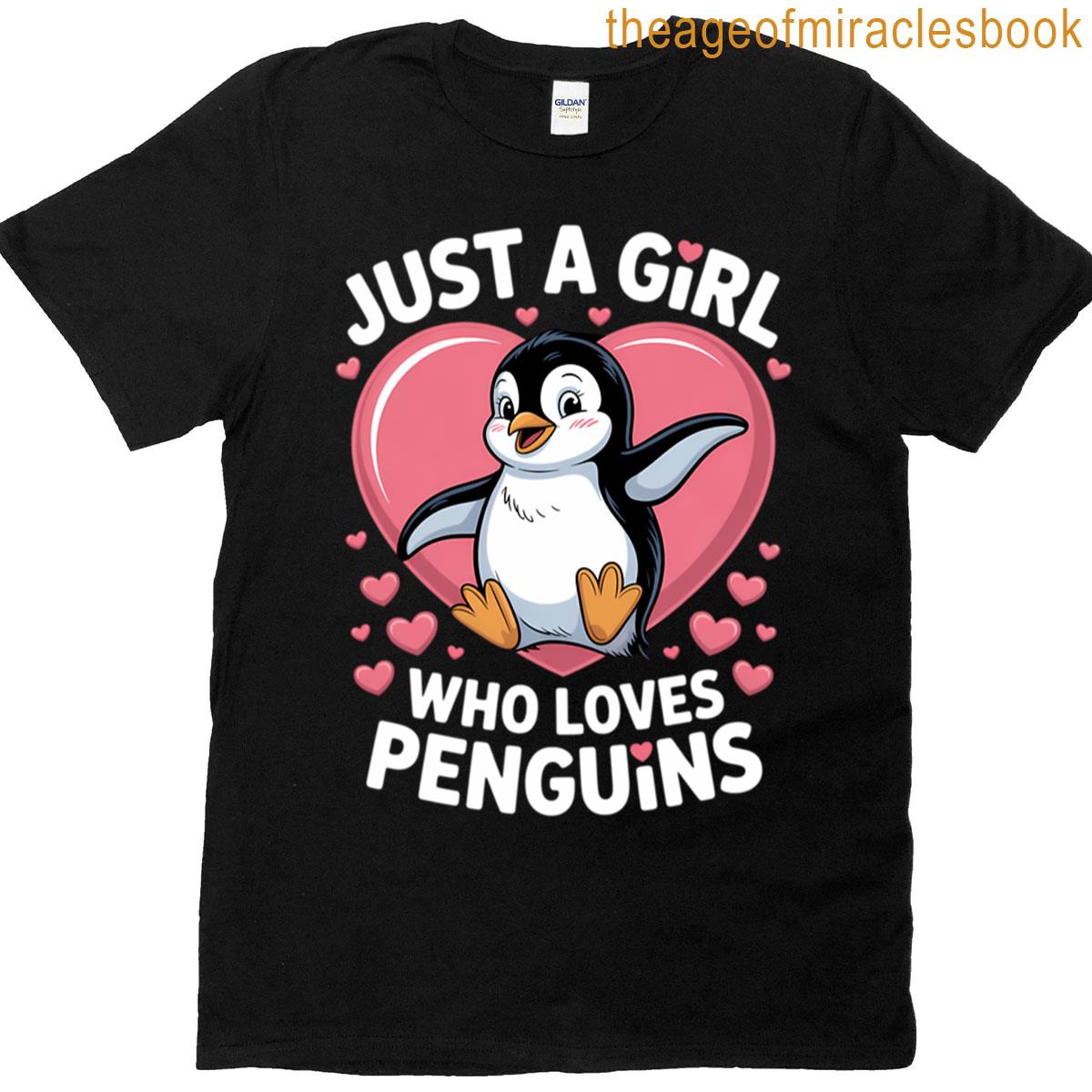 Funny Penguin Her Penguin Lover T-shirt