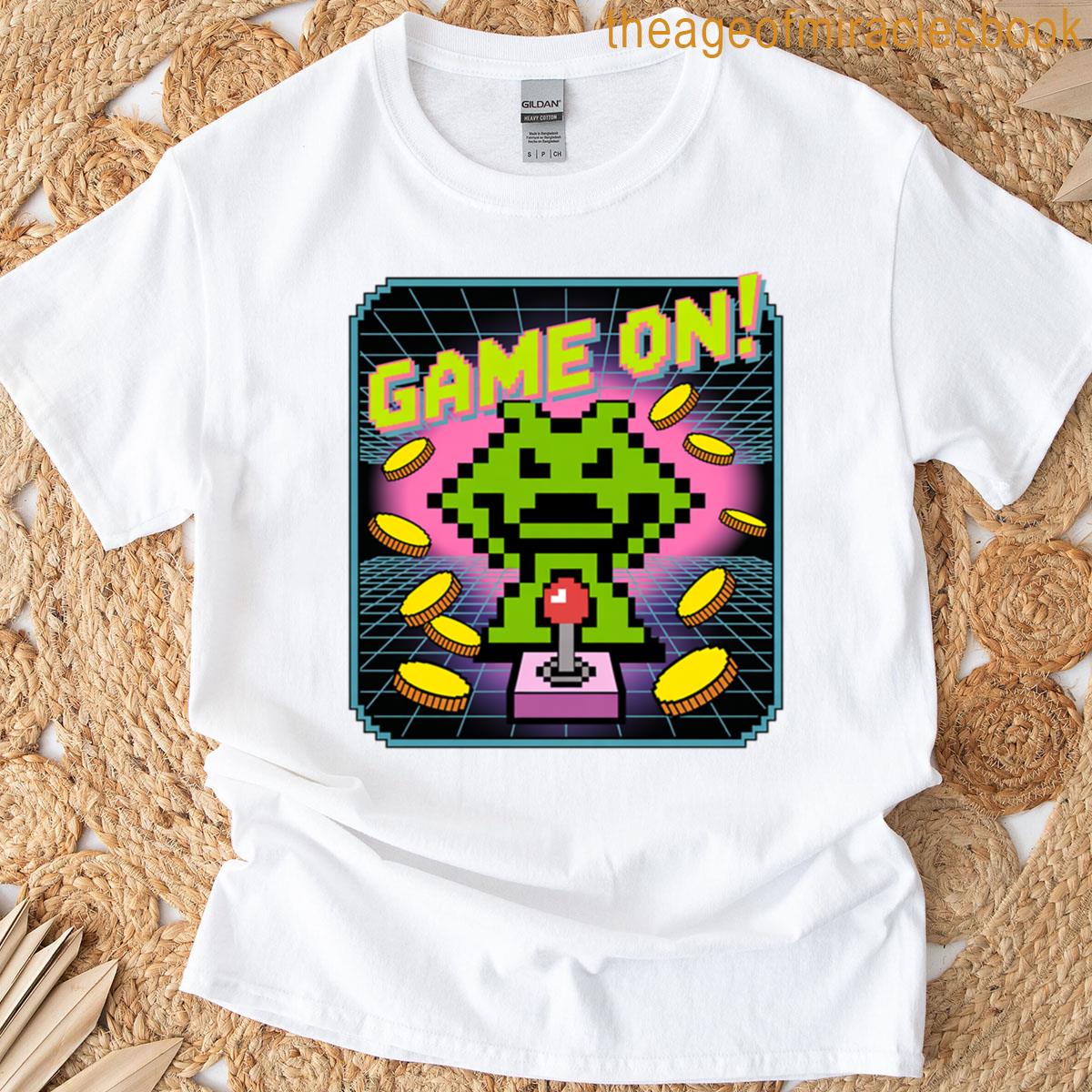 Game On Retro 80s Arcade Gaming T-shirt