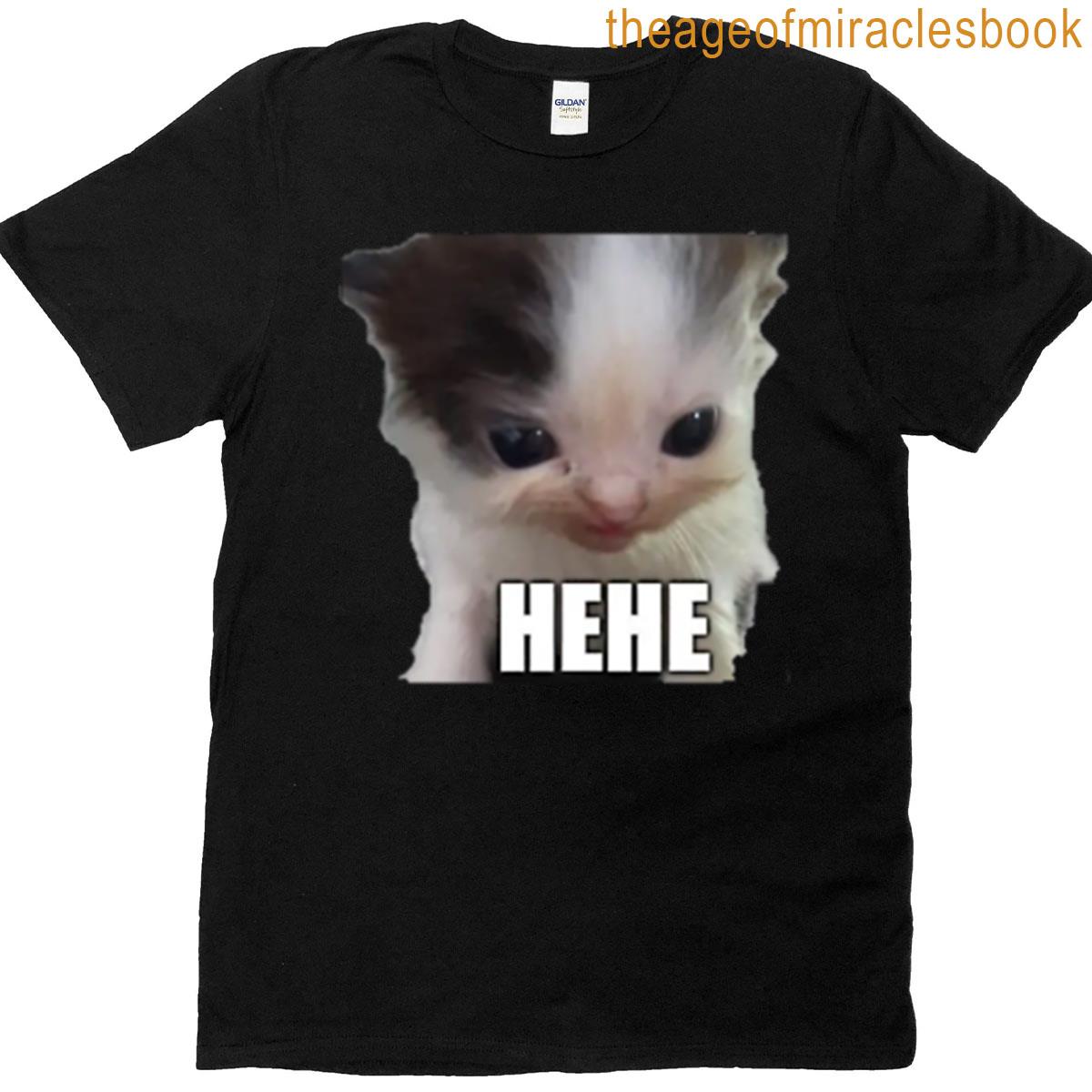 Hehe Silly Cat Oversized T-shirt