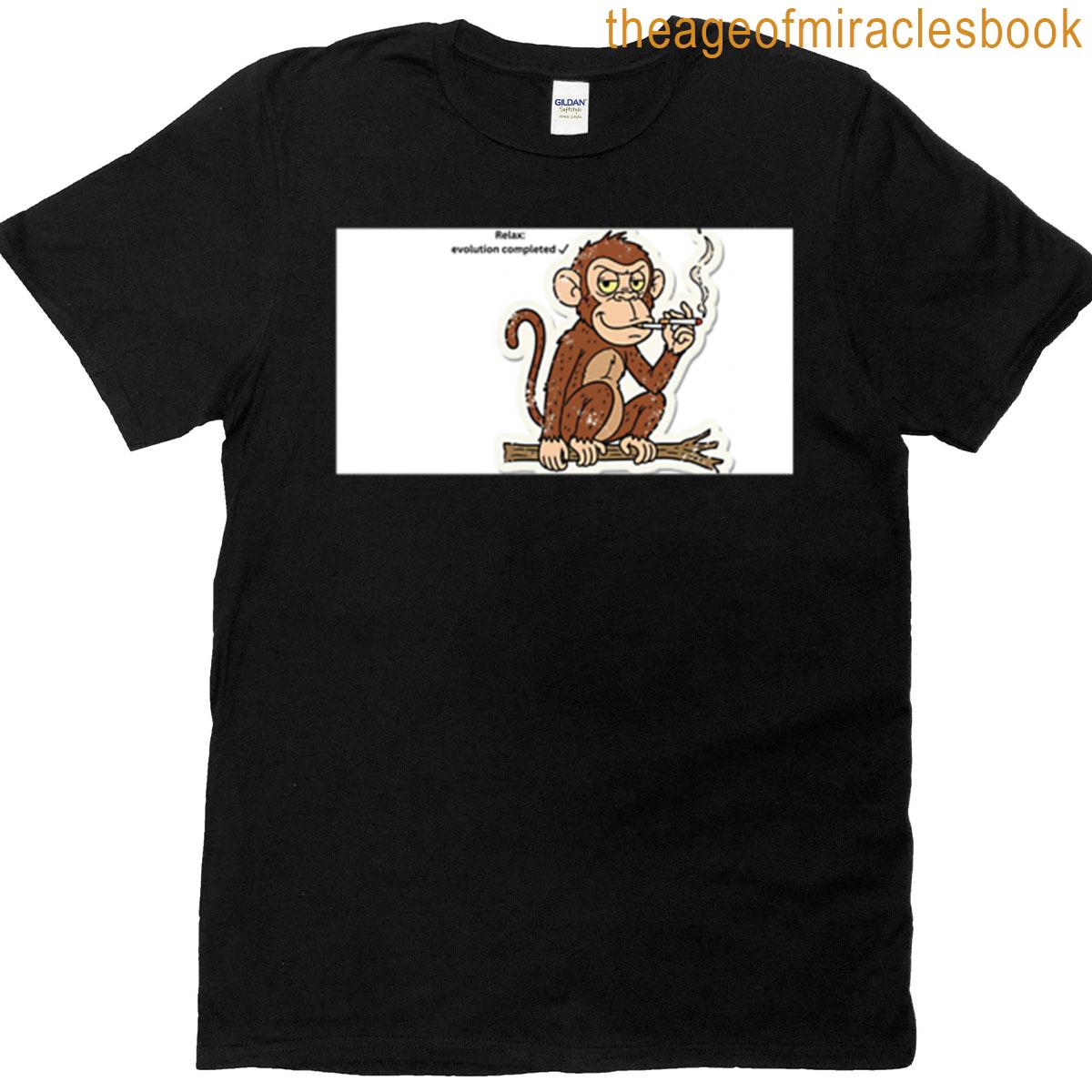 Monkey Smoky Oversized T-shirt
