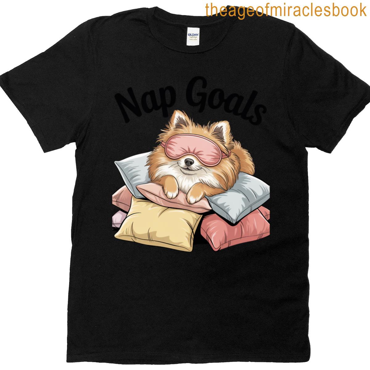 Nap Goals Pomeranian T-shirt