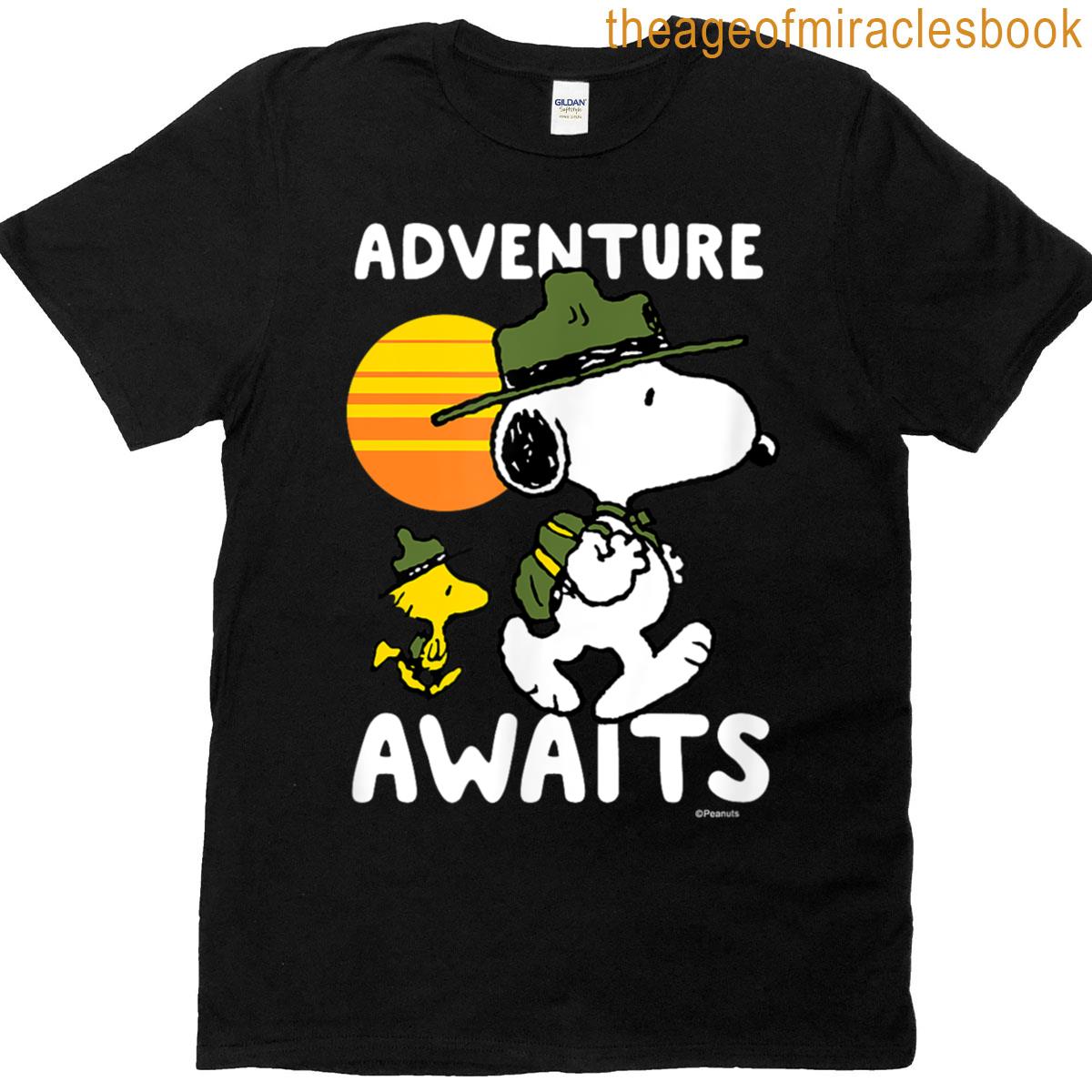 Peanuts – Snoopy Adventure Awaits T-shirt