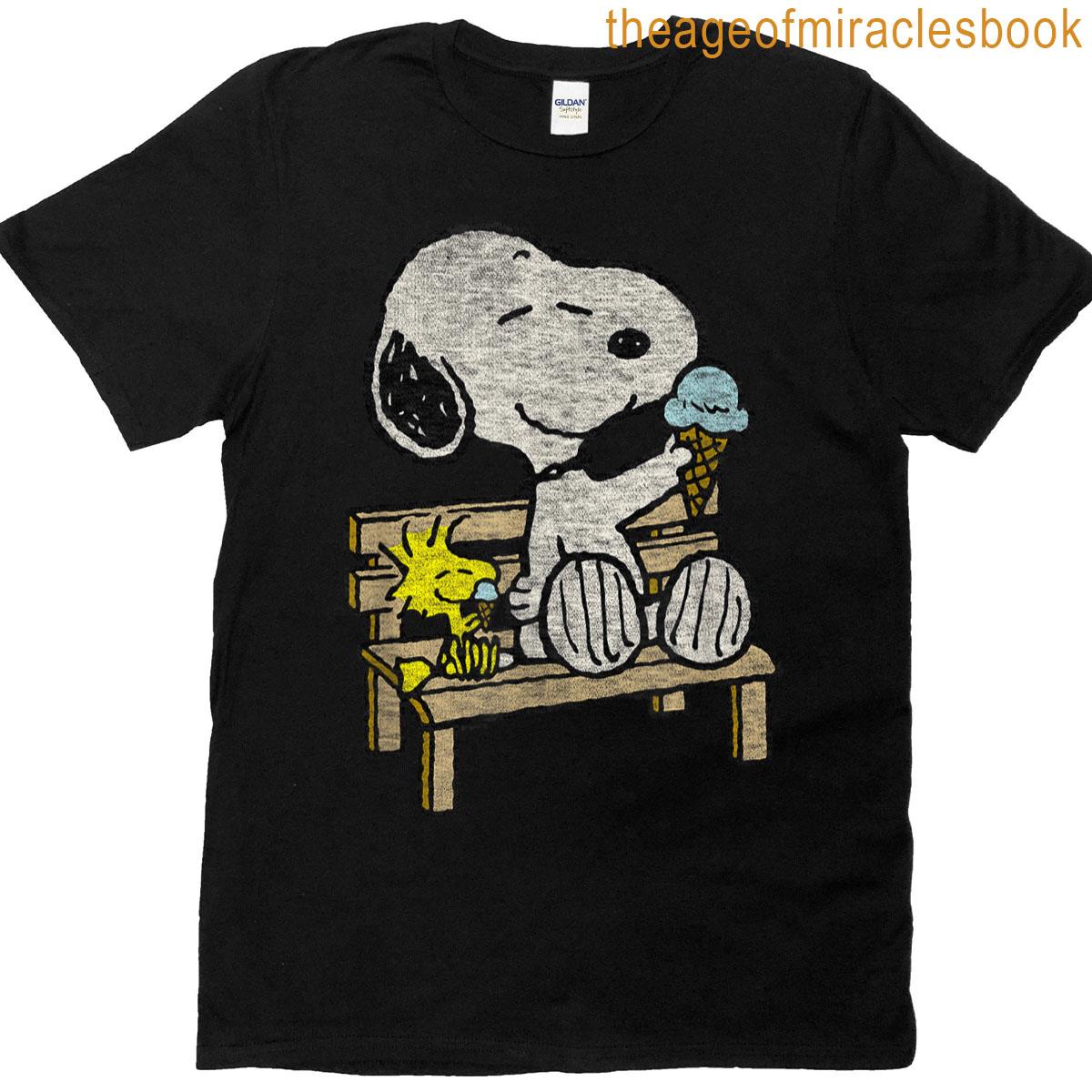 Peanuts – Snoopy Woodstock Bench T-shirt