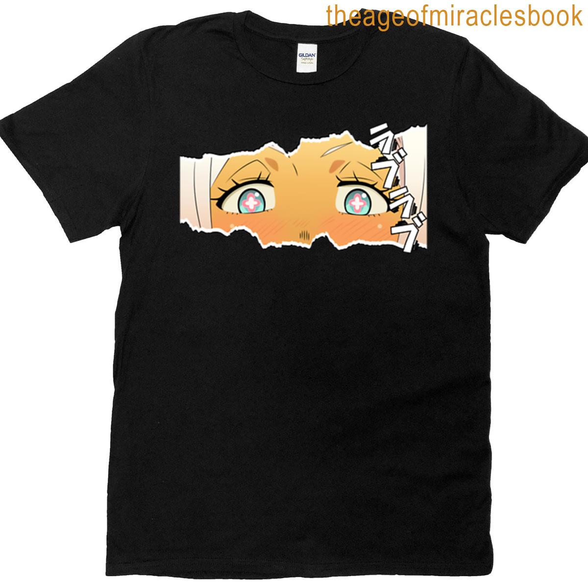 Princess Anime Eyes Scratch Oversized T-shirt
