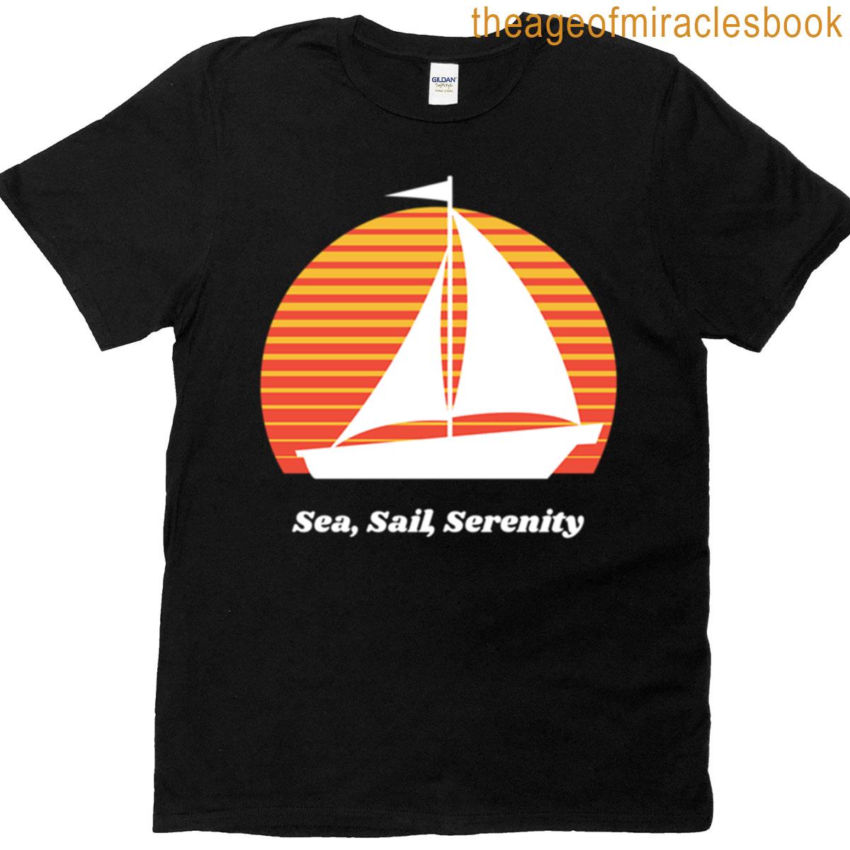 Sea Sail Serenity Oversized T-shirt