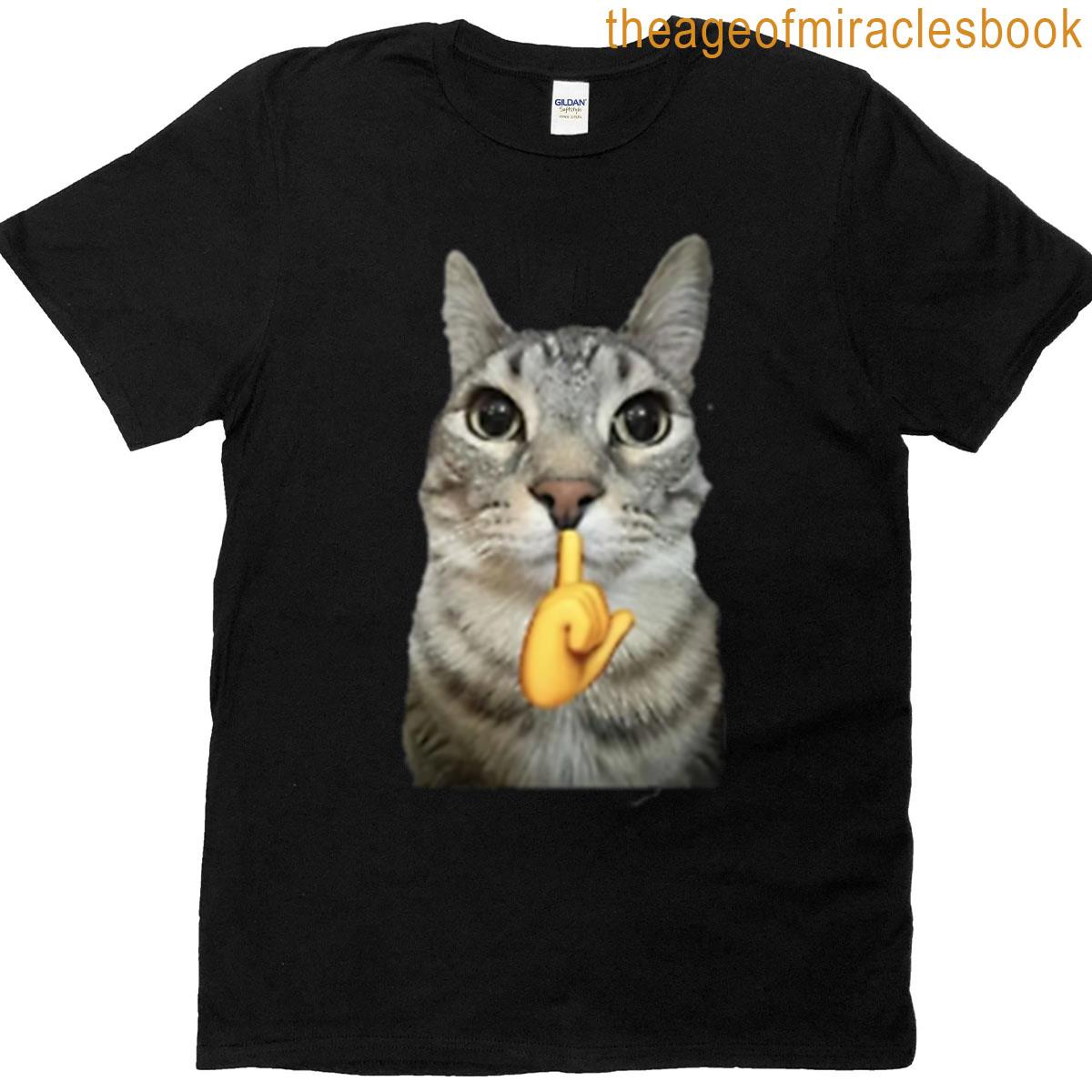 Shh Silly Cat Oversized T-shirt
