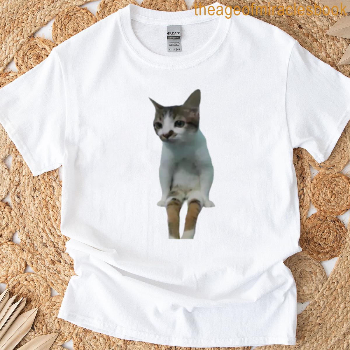 Sigh Silly Cat Oversized T-shirt