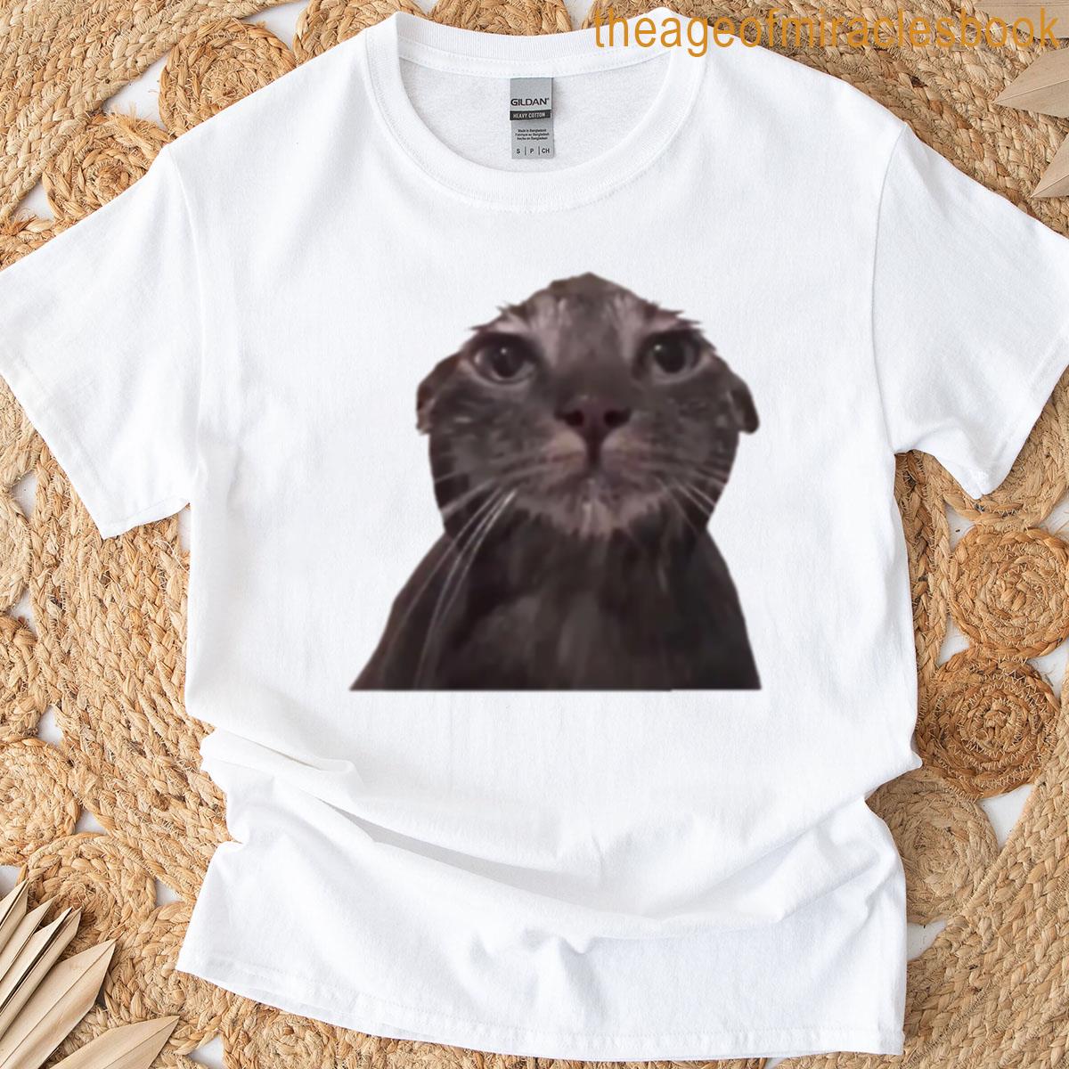 Soggy Silly Cat Oversized T-shirt