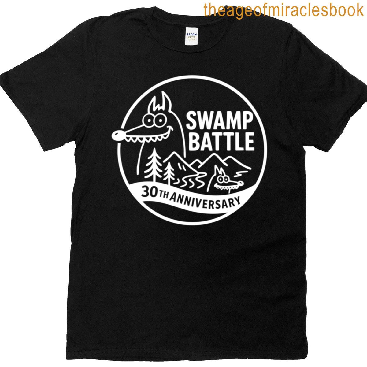 Swamp Battle – White T-shirt
