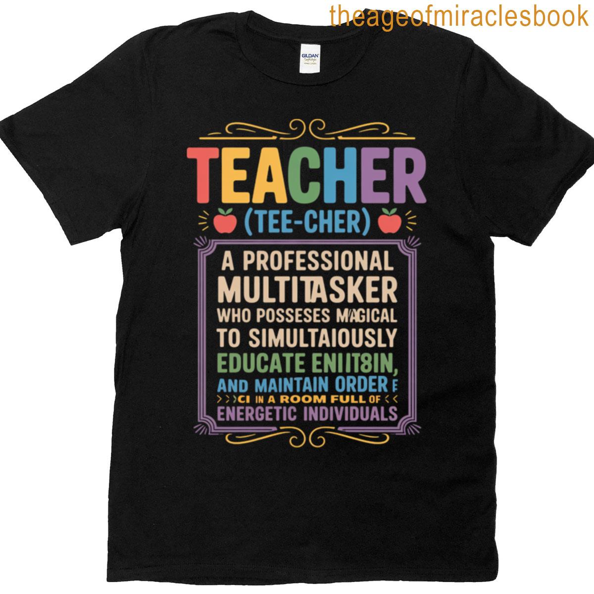 Teacher Definition – Teaching School Teacher T-shirt