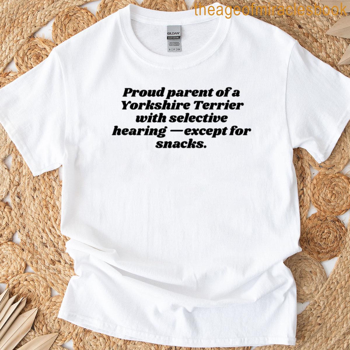 Yorkshire Terrier Funny Sticker Premium T-shirt